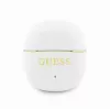 GUESS Glossy Gold Line Classic TWS Earbuds Bianco