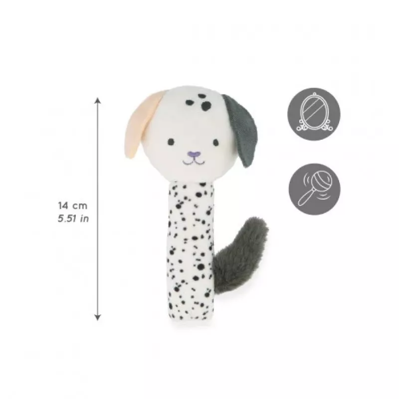 Kaloo Sonaglio morbido stimolante con specchio sicuro - Welpe