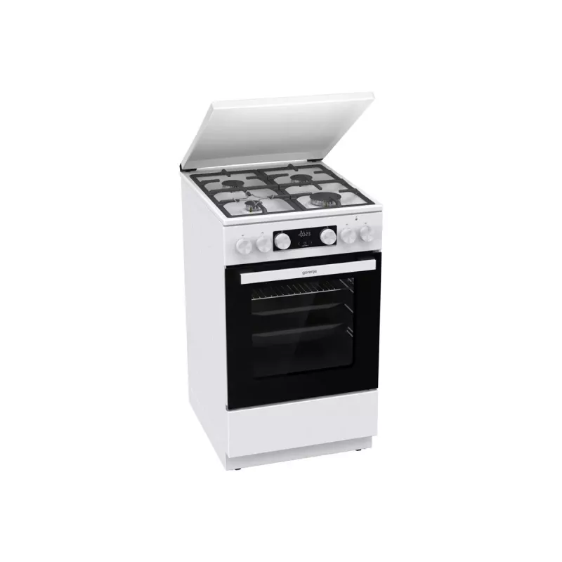 Gorenje GK5C42WF-B cucina a gas-elettrico freestanding, bianco, 50 cm, 70 L