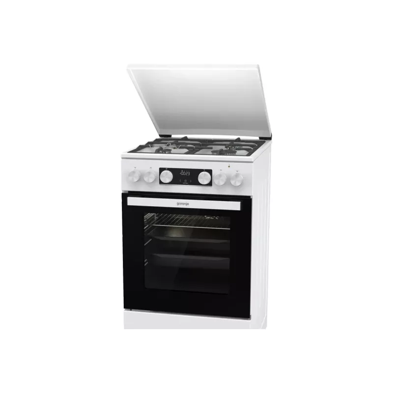 Gorenje GK5C42WF-B cucina a gas-elettrico freestanding, bianco, 50 cm, 70 L