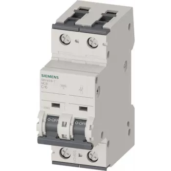 Siemens 5SY45107 MCB 1+N Pol C 10A 10kA 230V interruttore automatico magnetotermico per guida DIN
