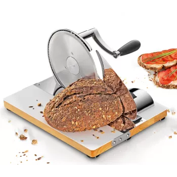 Zassenhaus Vintage tagliere manuale per pane cromato