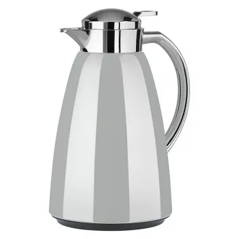 EMSA CAMPO thermos, 1 litro, grigio chiaro/acciaio inox, chiusura Quick-Tip