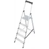 Krause SOLIDY 1x5 126238 scala a un lato, 5 gradini, alluminio, portata 150 kg