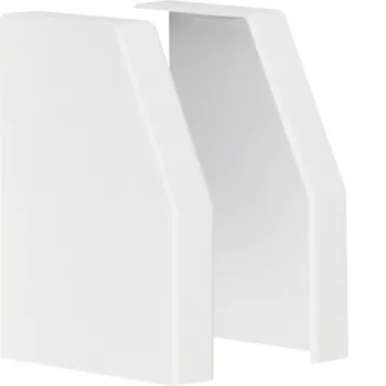 Hager L22359010 coppia di tappi terminali per canale RK 150x110 mm, bianco puro