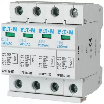 EATON SPBT12-280/4 scaricatore di sovratensione tipo 1+2 4 poli 12,5kA 1,5kV TN/TNS