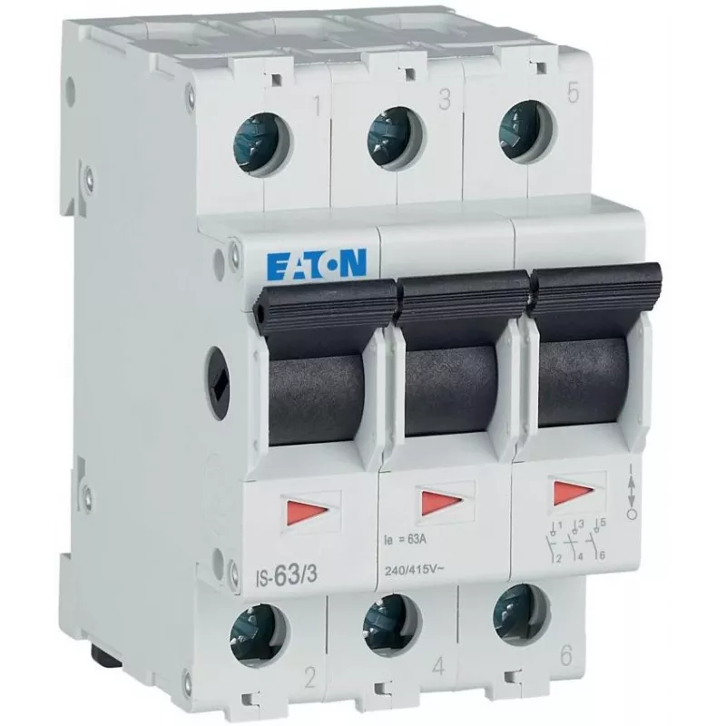 Eaton interruttore generale grigio 3 poli 63A 230V/AC, 415V/AC 276276