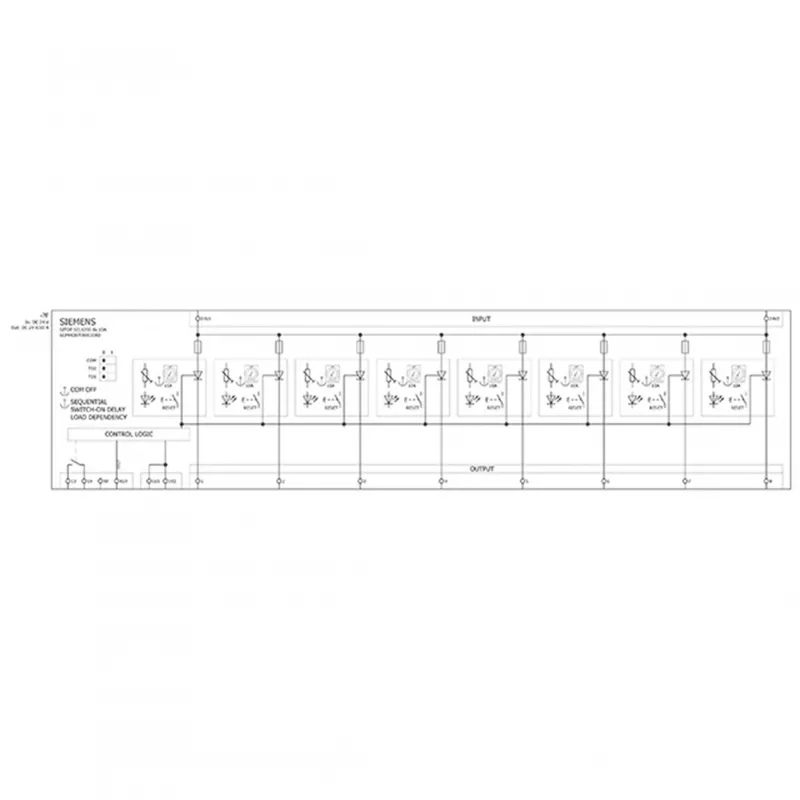 Siemens SITOP SEL1400 modulo selettivo DC 24 V/8 x 2,1 A (6EP4438-7EB00-3DX0)