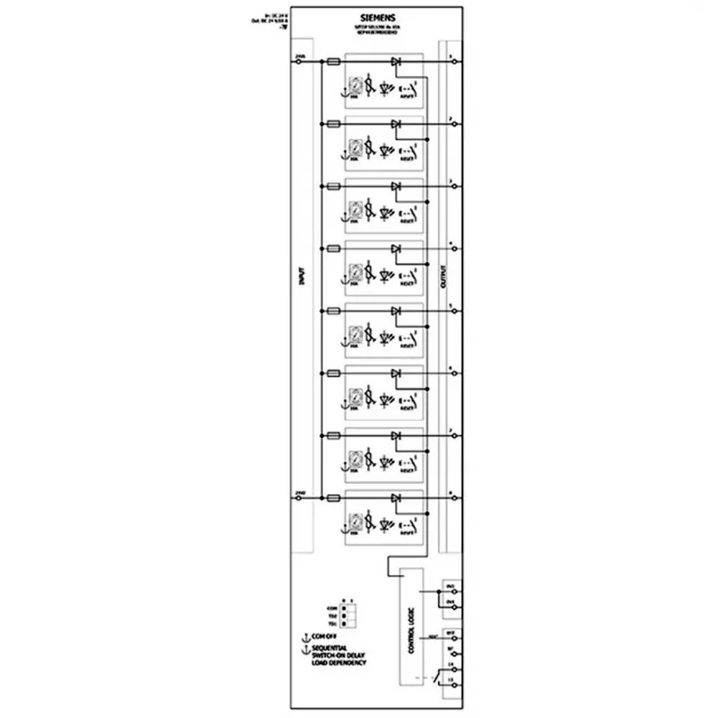Siemens SITOP SEL1400 modulo selettivo DC 24 V/8 x 2,1 A (6EP4438-7EB00-3DX0)