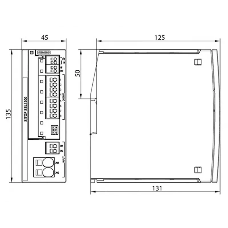 Siemens SITOP SEL1400 modulo selettivo DC 24 V/8 x 2,1 A (6EP4438-7EB00-3DX0)