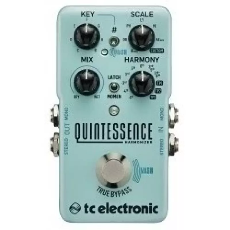 TC Electronic Quintessence Harmony pedale effetto per chitarra con tecnologia MASH