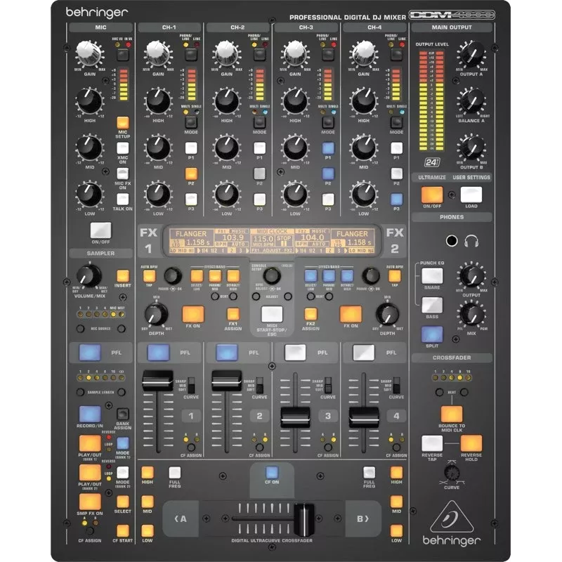 Behringer DDM4000 mixer DJ digitale 5 canali