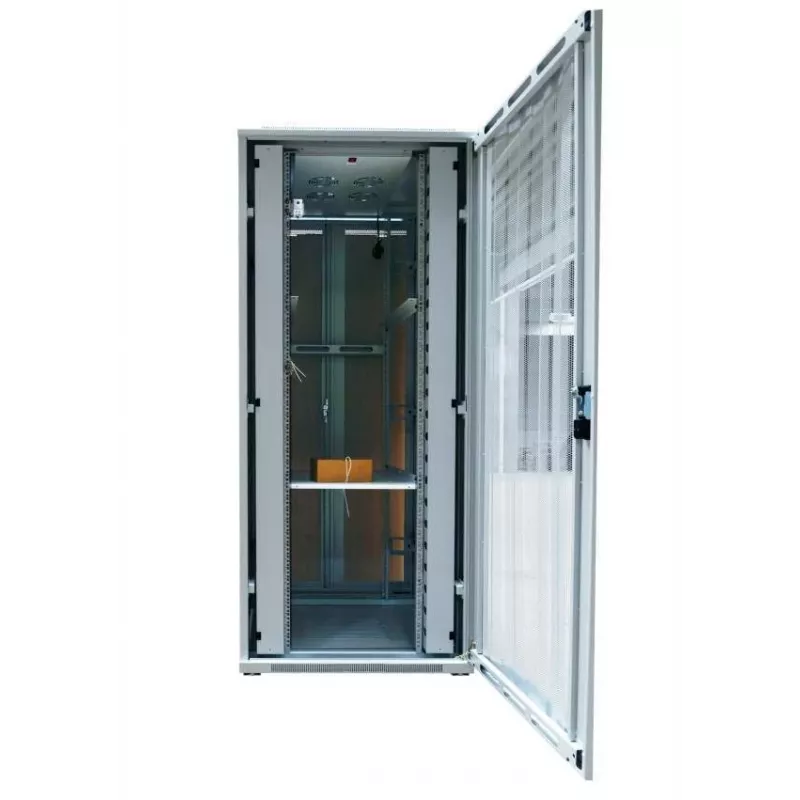 ALLNET ALL-SNB81222EKGrau armadio di rete a pavimento 22U - portata 500 kg - grigio - 4 ventole