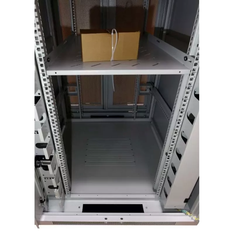 ALLNET ALL-SNB81222EKGrau armadio di rete a pavimento 22U - portata 500 kg - grigio - 4 ventole