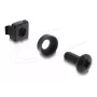 DELOCK set di montaggio per rack da 10 pollici e 19 pollici 100 pezzi nero