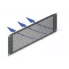 DELOCK pannello cieco 19 pollici con fori rotondi 3U nero