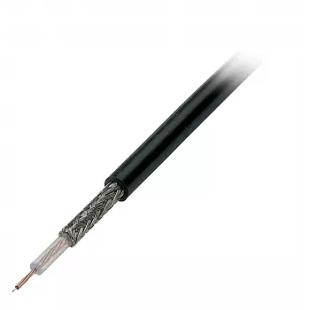 Cavo coassiale EFB Elektronik RG174 U, 50 Ohm, nero, 100m