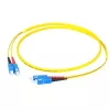 Jumper duplex EFB Elektronik SC-SC 9/125 µm OS2 LSZH Yellow Flat Twin 3x5mm 3m