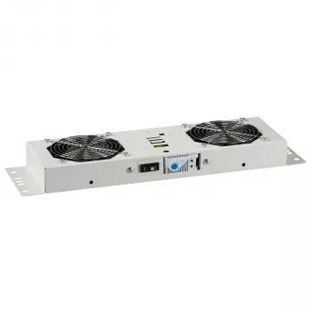 EFB-Elektronik BASIC unità ventola 2-fach, incl. termostato, RAL 9005 Plug & Play, per armadio a parete IP55