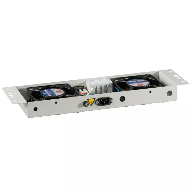 EFB-Elektronik BASIC unità ventola 2-fach, incl. termostato, RAL 9005 Plug & Play, per armadio a parete IP55