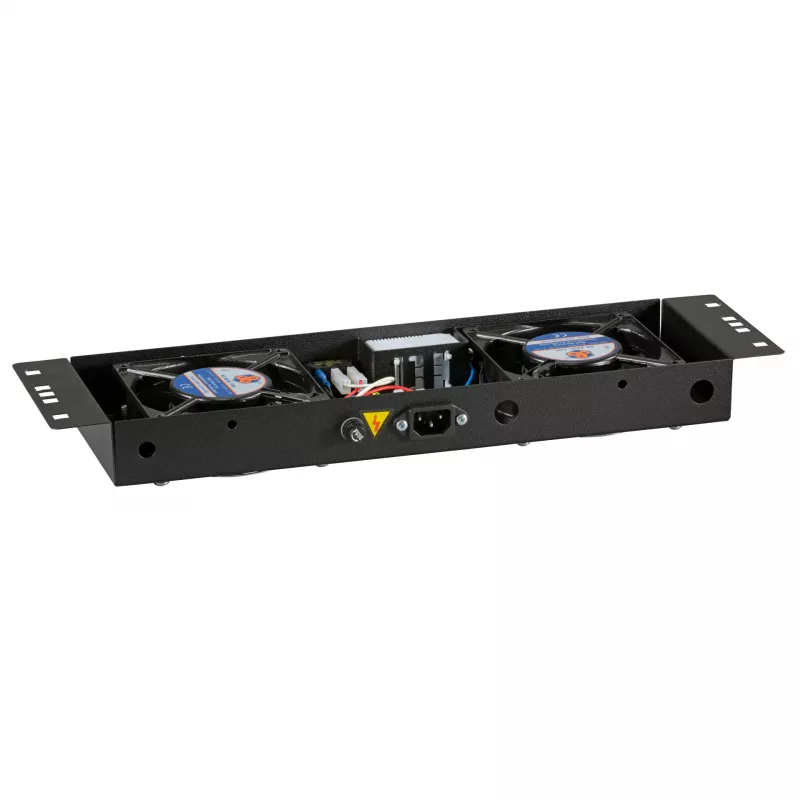 EFB-Elektronik BASIC unità ventola 2-fach, incl. termostato, RAL 9005 Plug & Play, per armadio a parete IP55