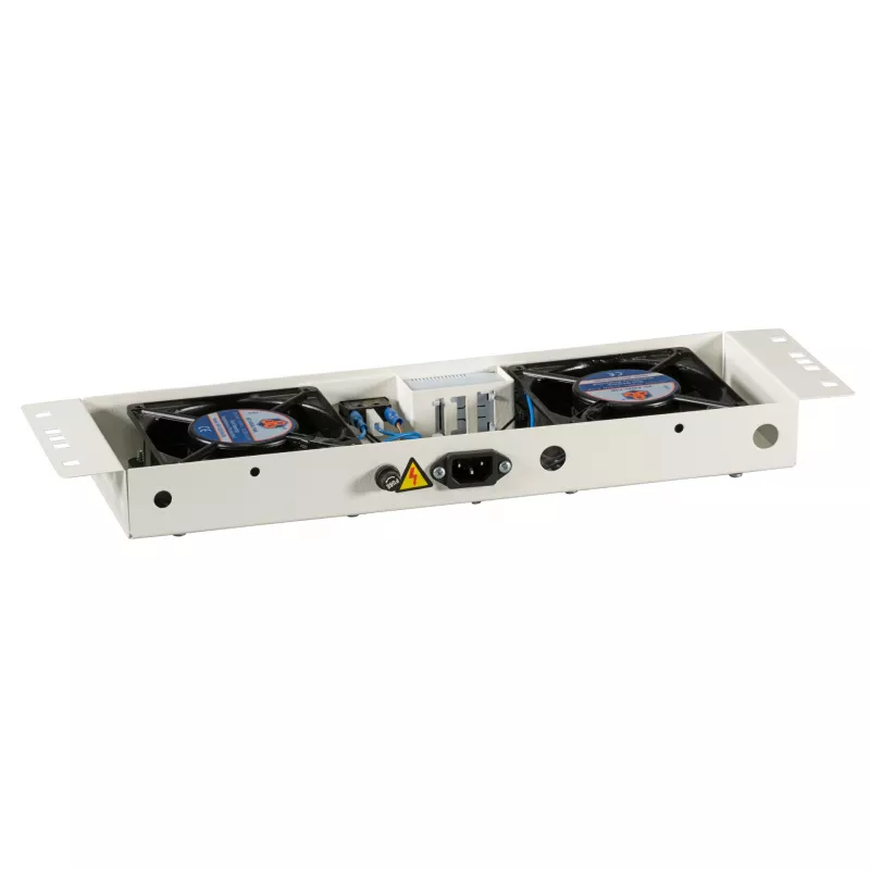 EFB-Elektronik BASIC unità ventola 2-fach, incl. termostato, RAL 9005 Plug & Play, per armadio a parete IP55
