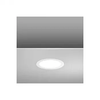 RZB LED Toledo Flat 18W/840 4000K bianco neutro plafoniera da soffitto/parete IP44 bianco