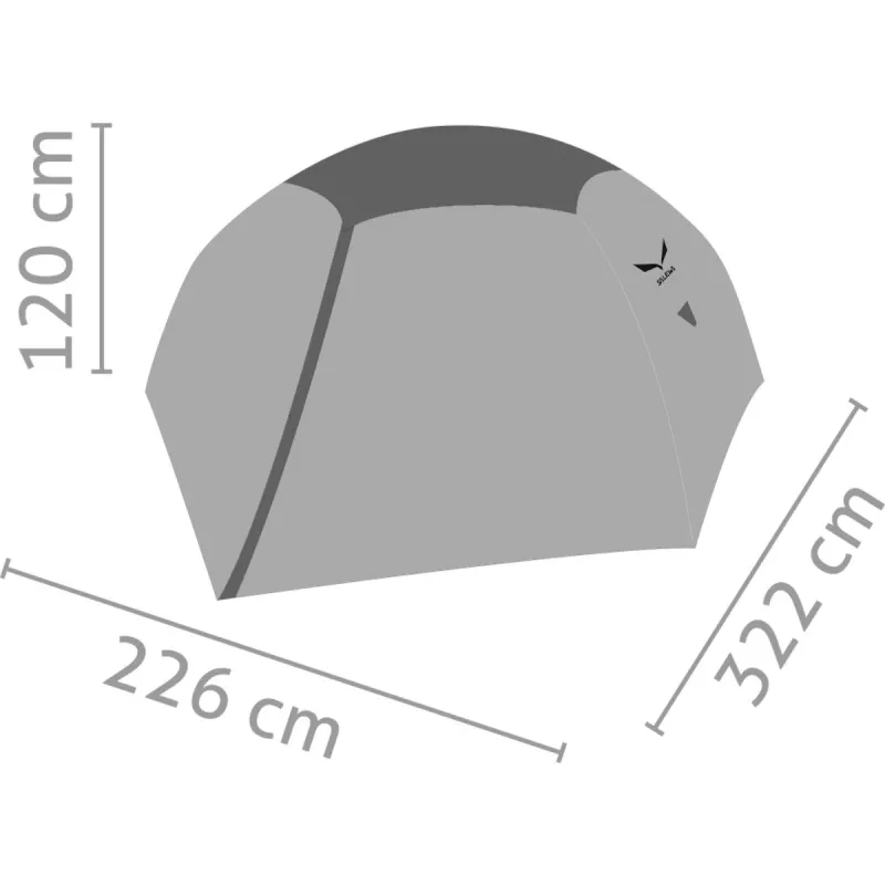 Salewa Latitude III tenda da 3 posti - Cactus/Grey