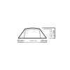 Salewa Denali III tenda a cupola da 3 posti - Cactus/Grey