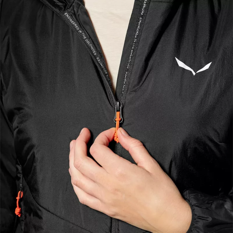 SALEWA Giacca Puez Catinaccio 2 TWR HD, Nero, 36