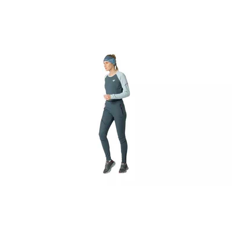 Pantaloni da running SALEWA Dynafit Alpine Hybrid donna - Cinder, taglia XS