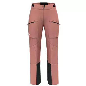 Salewa Sella 3L PTX Pant pantaloni da sci donna - Desert Pink - taglia S