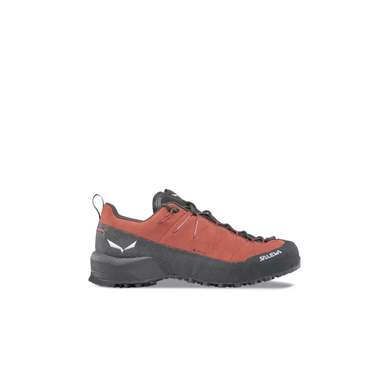 Salewa Wildfire Leather 2 GTX scarpe da avvicinamento per donna - Etruskisch Rot/Schwarz, taglia 36