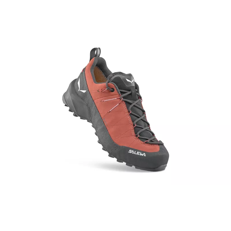 Salewa Wildfire Leather 2 GTX scarpe da avvicinamento per donna - Etruskisch Rot/Schwarz, taglia 36