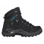 LOWA Renegade GTX Mid Ws scarpe da trekking - donna - nero/turchese