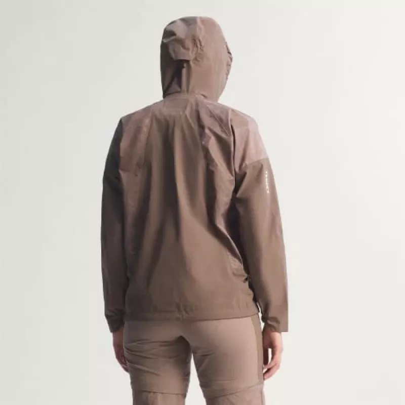 adidas TERREX Xperior 2.5L Hybrid Primeknit Climaproof Jacket - Trace Brown - taglia S