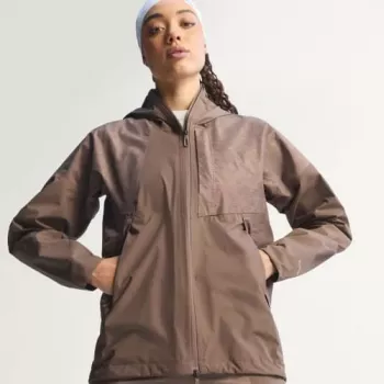 adidas TERREX Xperior 2.5L Hybrid Primeknit Climaproof Jacket - Trace Brown (donna, taglia M)