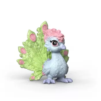 Schleich Bayala statuina pulcino pavone
