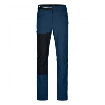 Pantaloni softshell Ortovox Brenta - Deep Ocean - taglia S