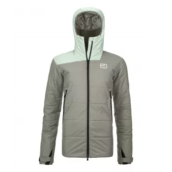 Giacca Ortovox Swisswool Zinal donna - Green Sage, taglia M