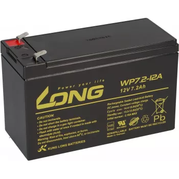 Batteria ricaricabile AGM LONG WP7.2-12A 12V 7,2Ah VdS