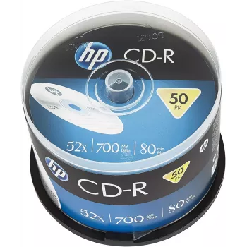 CD-R Verbatim HP a mandrino 50 dischi 700MB 52x AZO DataLifePlus