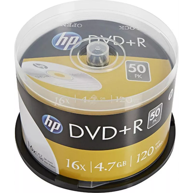 DVD+R Verbatim HP a mandrino confezione da 50 4.7GB 16x AZO Dye