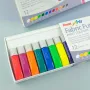 Pentel Arts FFPC1-12 set colori per tessuto, colori assortiti, 12 tubi da 6 ml