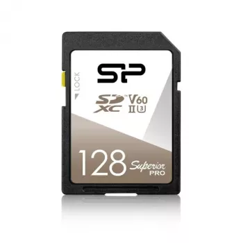 Scheda di memoria Silicon Power Superior Pro 128GB SDXC UHS-II U3 V60 (SP128GBSDXJV6V10)