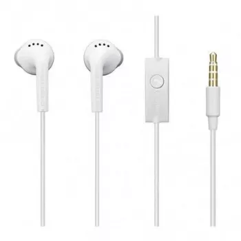 Samsung EHS61ASFWE auricolare stereo universale originale 3.5mm con cavo 1,2m microfono bianco (OEM)