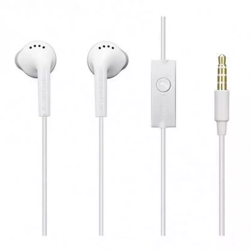 Samsung EHS61ASFWE auricolare stereo universale originale 3.5mm con cavo 1,2m microfono bianco (OEM)