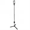CP K060T 2in1 selfie stick e treppiede da tavolo per videochiamate con telecomando wireless, estensibile fino a 60 cm, nero