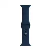Evelatus Apple Watch 42/44/45mm cinturino in silicone Loop (S/M 110mm) blu