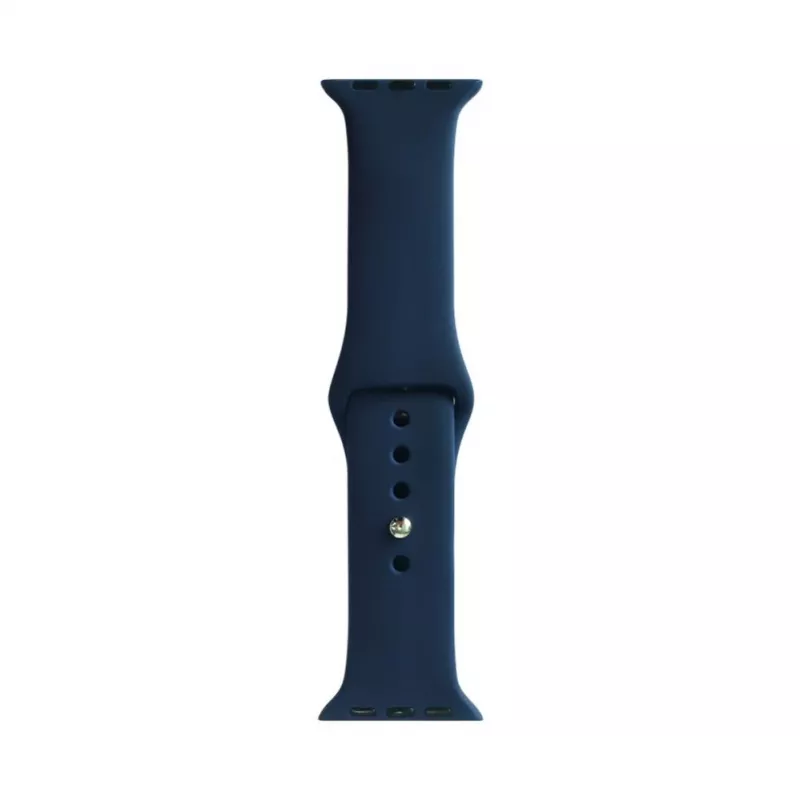 Evelatus Apple Watch 42/44/45mm cinturino in silicone Loop (S/M 110mm) blu